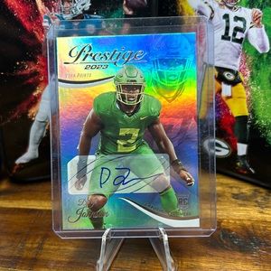 CJ Johnson autographed rookie card